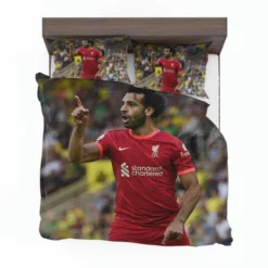 FA Cup Football Player Mohamed Salah Bedding Set 1