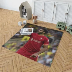 FA Cup Football Player Mohamed Salah Rug 1