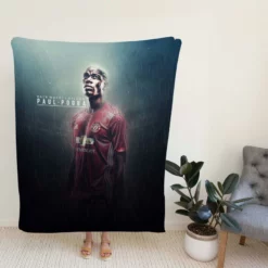 FA Cup Football Player Paul Pogba Fleece Blanket