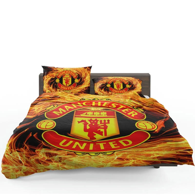 FA Cup Soccer Team Manchester United FC Bedding Set