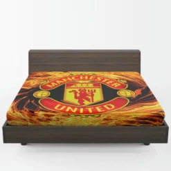 FA Cup Soccer Team Manchester United FC Fitted Sheet 1