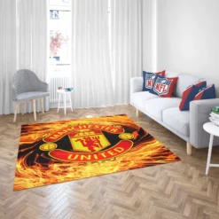 FA Cup Soccer Team Manchester United FC Rug 2