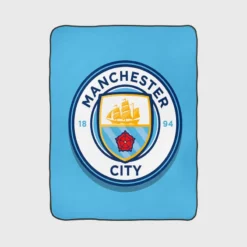 FA Cup Winning Club Manchester City FC Fleece Blanket 1