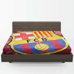 FC Barcelona Champions League Football Club Fitted Sheet 1