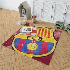 FC Barcelona Champions League Football Club Rug 1