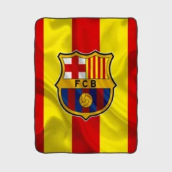 FC Barcelona Classic Football Club Fleece Blanket 1