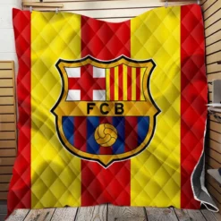 FC Barcelona Classic Football Club Quilt Blanket