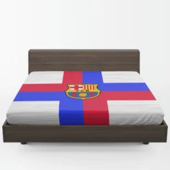 FC Barcelona Confident Spanish Football Club Fitted Sheet 1