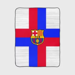 FC Barcelona Confident Spanish Football Club Fleece Blanket 1