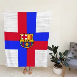 FC Barcelona Confident Spanish Football Club Fleece Blanket