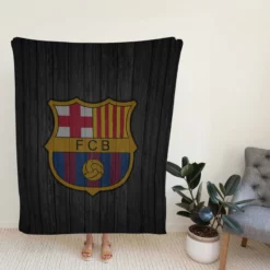 FC Barcelona Copa de la Liga Club Fleece Blanket
