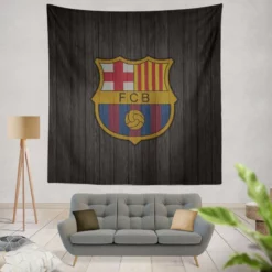 FC Barcelona Copa de la Liga Club Tapestry