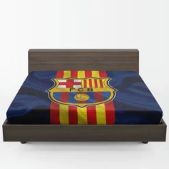 FC Barcelona Copa del Rey League Football Club Fitted Sheet 1