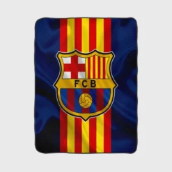 FC Barcelona Copa del Rey League Football Club Fleece Blanket 1