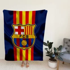 FC Barcelona Copa del Rey League Football Club Fleece Blanket