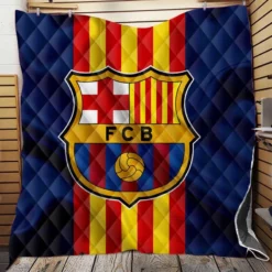 FC Barcelona Copa del Rey League Football Club Quilt Blanket