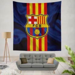 FC Barcelona Copa del Rey League Football Club Tapestry