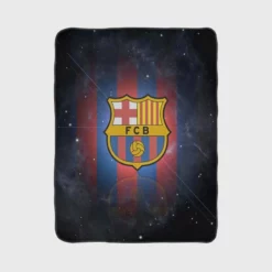 FC Barcelona Energetic Football Club Fleece Blanket 1