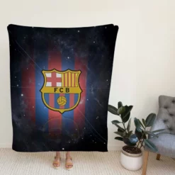 FC Barcelona Energetic Football Club Fleece Blanket