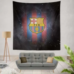 FC Barcelona Energetic Football Club Tapestry