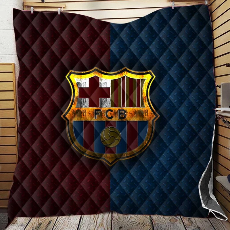 FC Barcelona Excellent Spanish Football Club Quilt Blanket