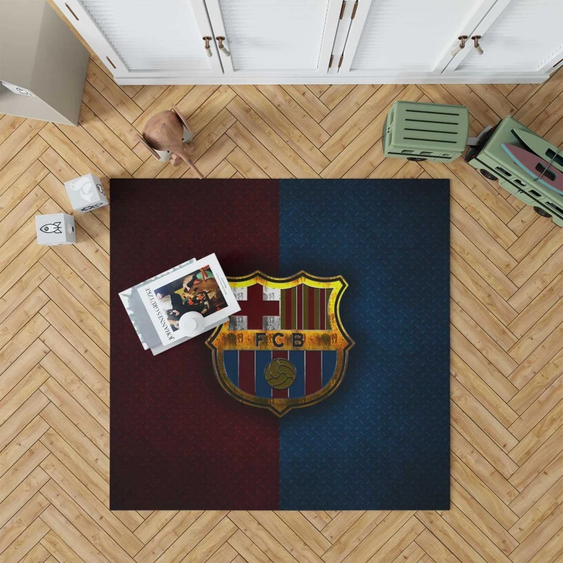 FC Barcelona Excellent Spanish Football Club Rug