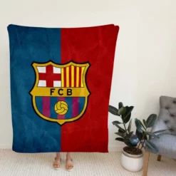 FC Barcelona Exciting Football Club Fleece Blanket