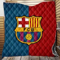 FC Barcelona Exciting Football Club Quilt Blanket
