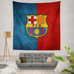 FC Barcelona Exciting Football Club Tapestry