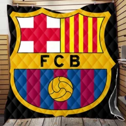 FC Barcelona Famous Football Club Quilt Blanket
