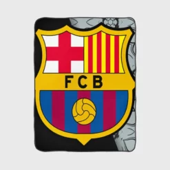 FC Barcelona Football Club Fleece Blanket 1