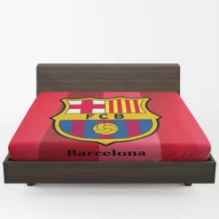 FC Barcelona Football Team Logo Fitted Sheet 1