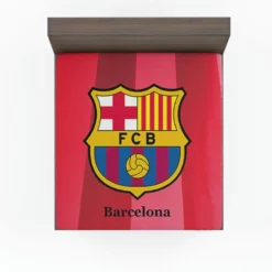 FC Barcelona Football Team Logo Fitted Sheet