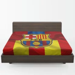 FC Barcelona La Liga Football Club Fitted Sheet 1