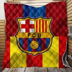 FC Barcelona La Liga Football Club Quilt Blanket
