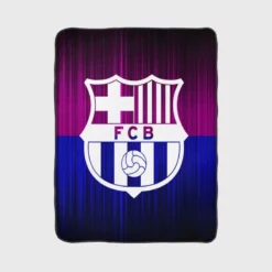 FC Barcelona Popular Football Club Fleece Blanket 1