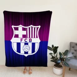 FC Barcelona Popular Football Club Fleece Blanket