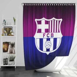 FC Barcelona Popular Football Club Shower Curtain