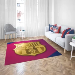 FC Barcelona Popular Spanish Football Team Rug 2