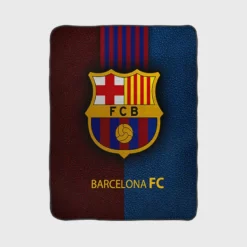 FC Barcelona Professional Spanish Football Club Fleece Blanket 1