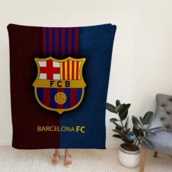 FC Barcelona Professional Spanish Football Club Fleece Blanket