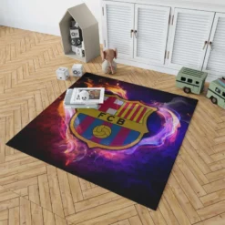 FC Barcelona Soccer Club Rug 1