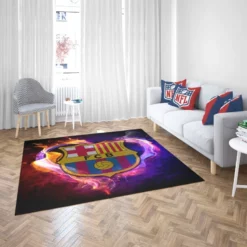 FC Barcelona Soccer Club Rug 2