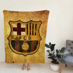 FC Barcelona Spanish Football Club Fleece Blanket
