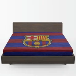 FC Barcelona Strongest Spanish Football Team Fitted Sheet 1