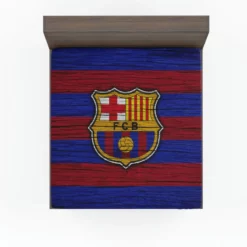 FC Barcelona Strongest Spanish Football Team Fitted Sheet