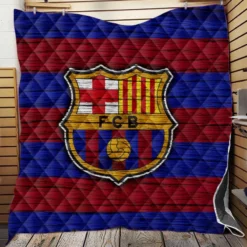 FC Barcelona Strongest Spanish Football Team Quilt Blanket