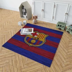 FC Barcelona Strongest Spanish Football Team Rug 1