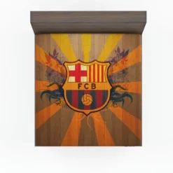 FC Barcelona Super Copa de Espana winning Team Fitted Sheet