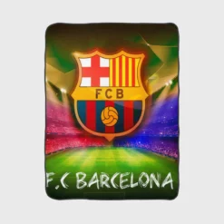 FC Barcelona Top Ranked Football Club Fleece Blanket 1